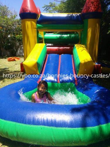 3x6m Jumping castle with slide and pond R500 per day